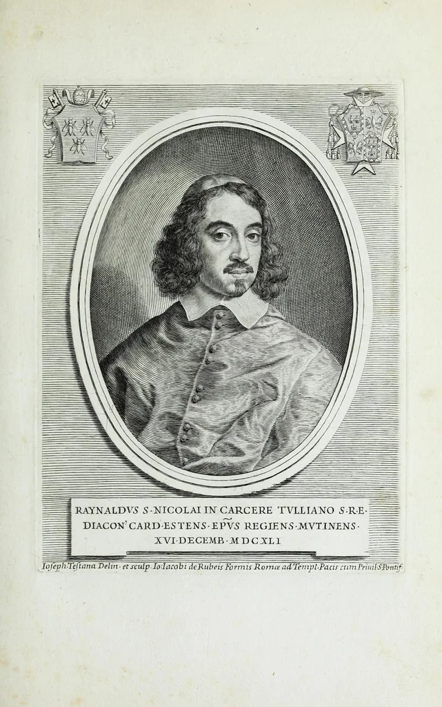 An illustration from Effigies, nomina et cognomina S.D.N. Alexandri papae VII et RR. DD. S.R.E. Cardd. nunc viuentium, 1660, leaf 49