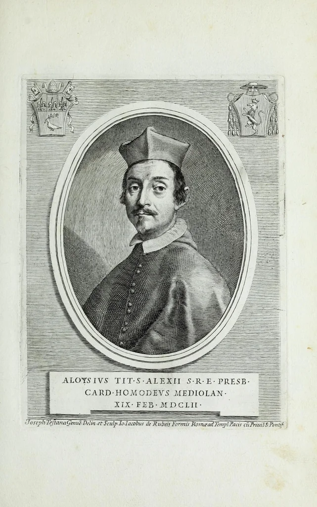 An illustration from Effigies, nomina et cognomina S.D.N. Alexandri papae VII et RR. DD. S.R.E. Cardd. nunc viuentium, 1660, leaf 97