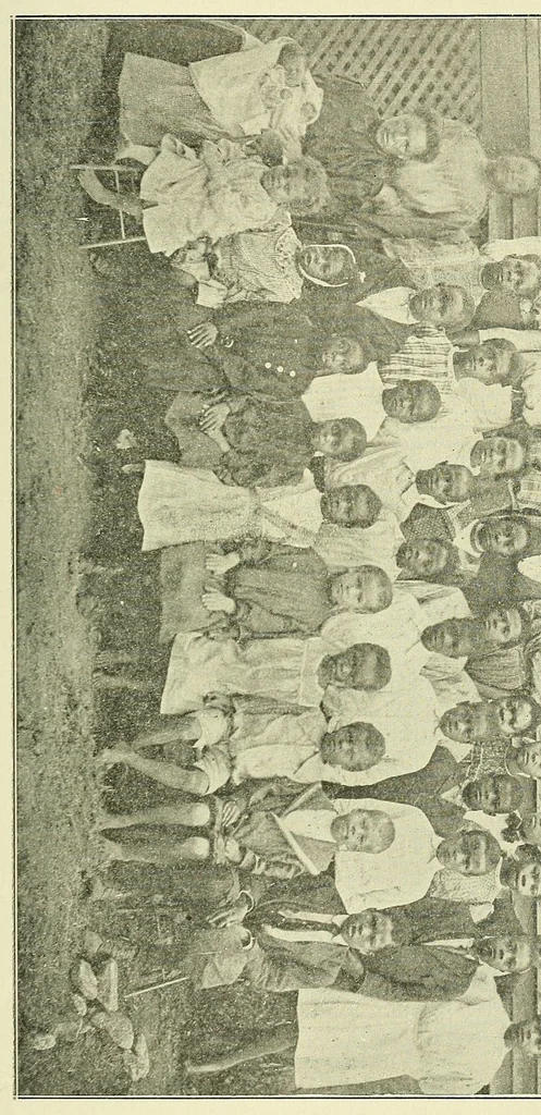 An illustration from Efforts for social betterment among Negro Americans; report of a social study made by Atlanta University under the patronage of the Trustees of the John F. Slater Fund; together with the proceedings of the 14th annual Conference for the Study of the Negro Problems, held at Atlanta University on Tuesday, May the 24th, 1909;, 1909, leaf 93