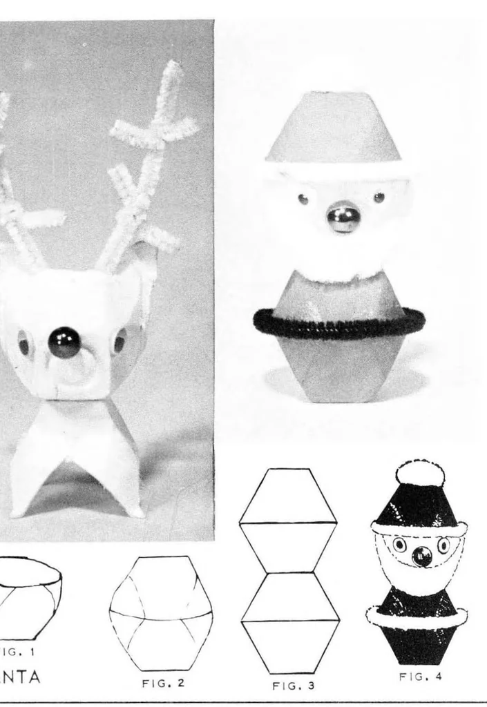 An illustration from Egg Carton Novelties, 1962, leaf 3