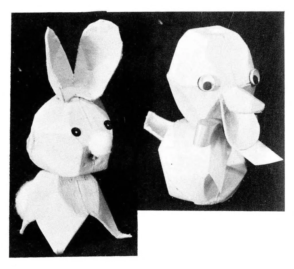 An illustration from Egg Carton Novelties, 1962, leaf 5