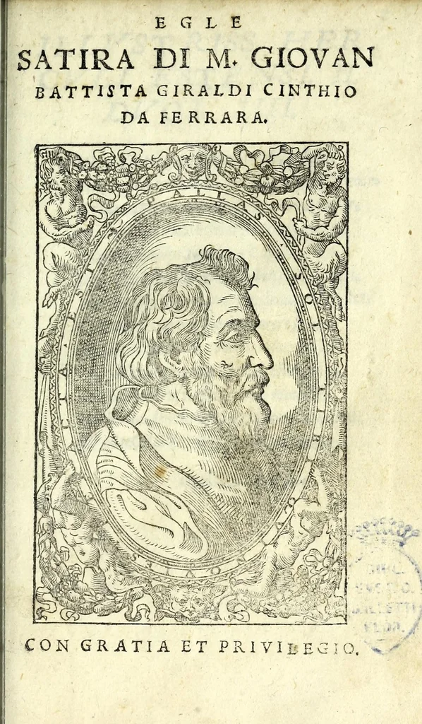 An illustration from Egle : satira, 1545, leaf 5