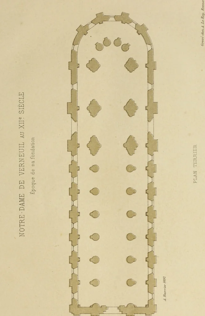 An illustration from Église Notre-Dame de Verneuil : son histoire, sa monographie, 1894, leaf 24