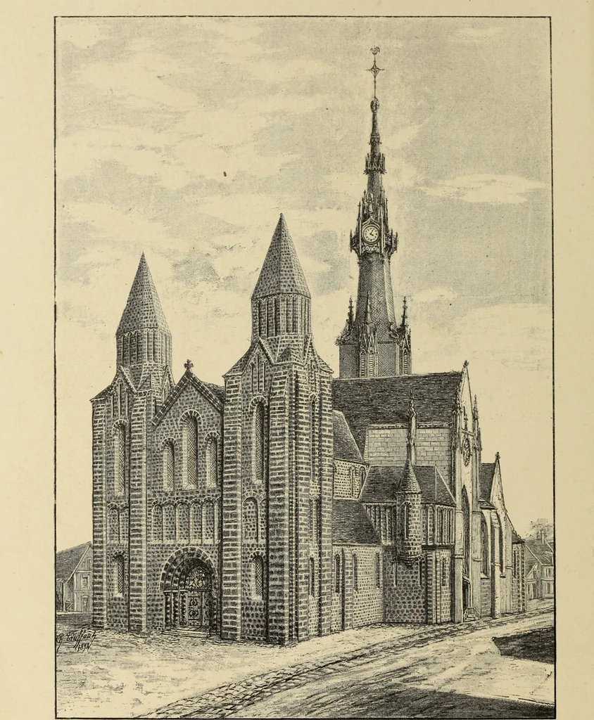 An illustration from Église Notre-Dame de Verneuil : son histoire, sa monographie, 1894, leaf 9