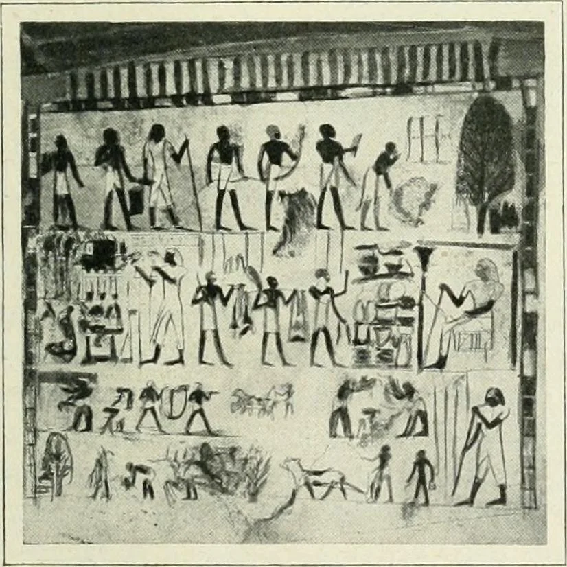 An illustration from Égypte, 1911, leaf 172