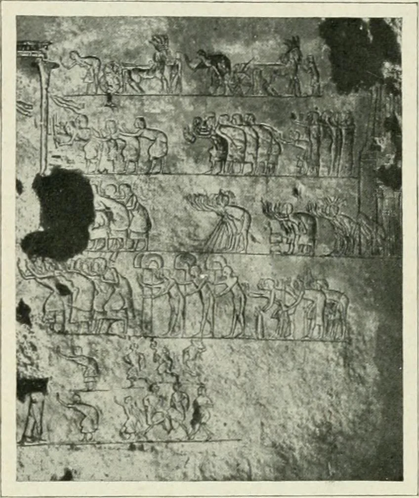 An illustration from Égypte, 1911, leaf 195