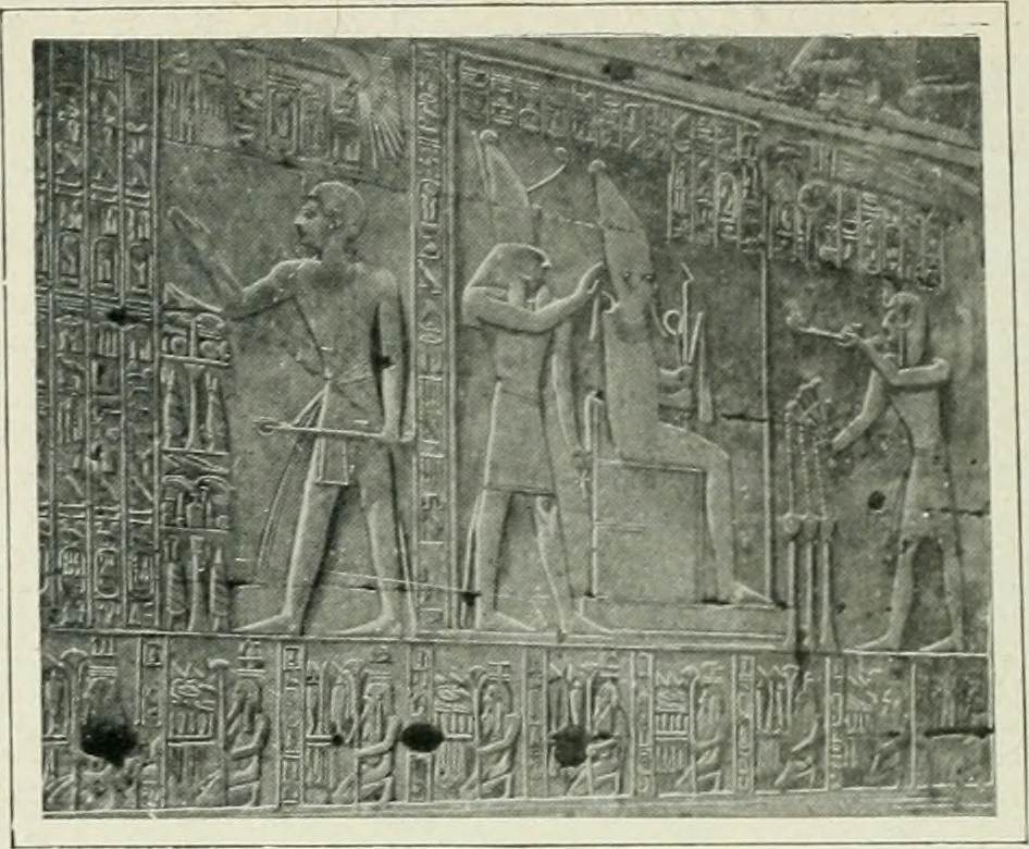 An illustration from Égypte, 1911, leaf 203