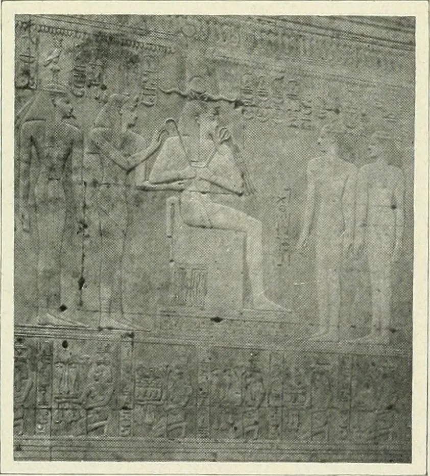 An illustration from Égypte, 1911, leaf 204