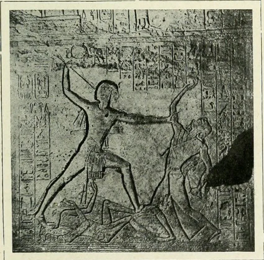 An illustration from Égypte, 1911, leaf 206