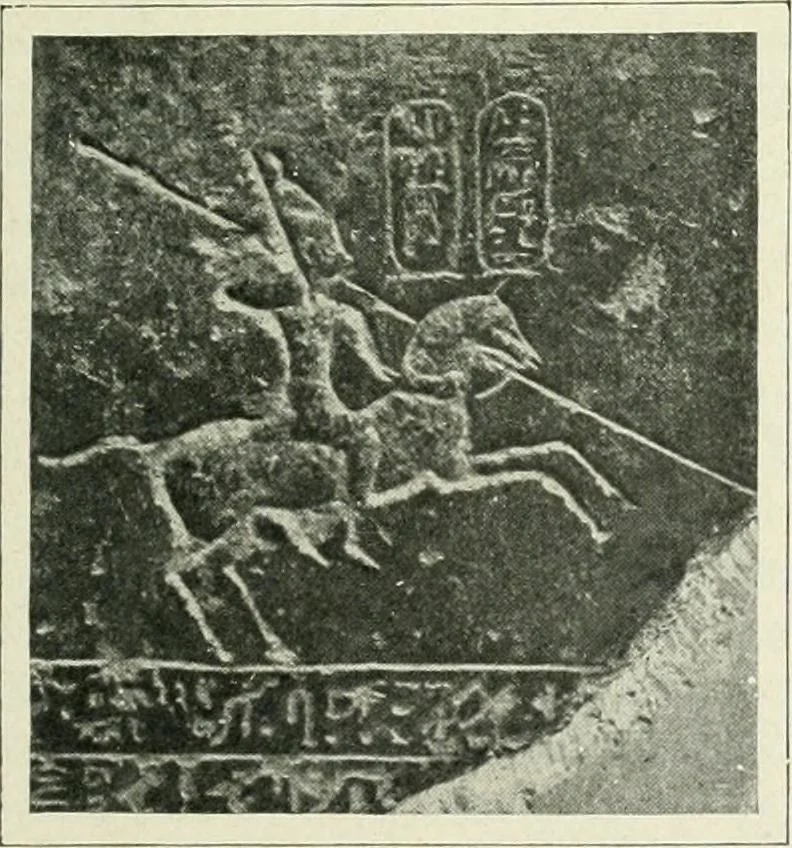 An illustration from Égypte, 1911, leaf 282