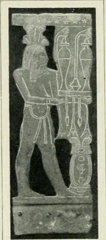 An illustration from Égypte, 1911, leaf 317