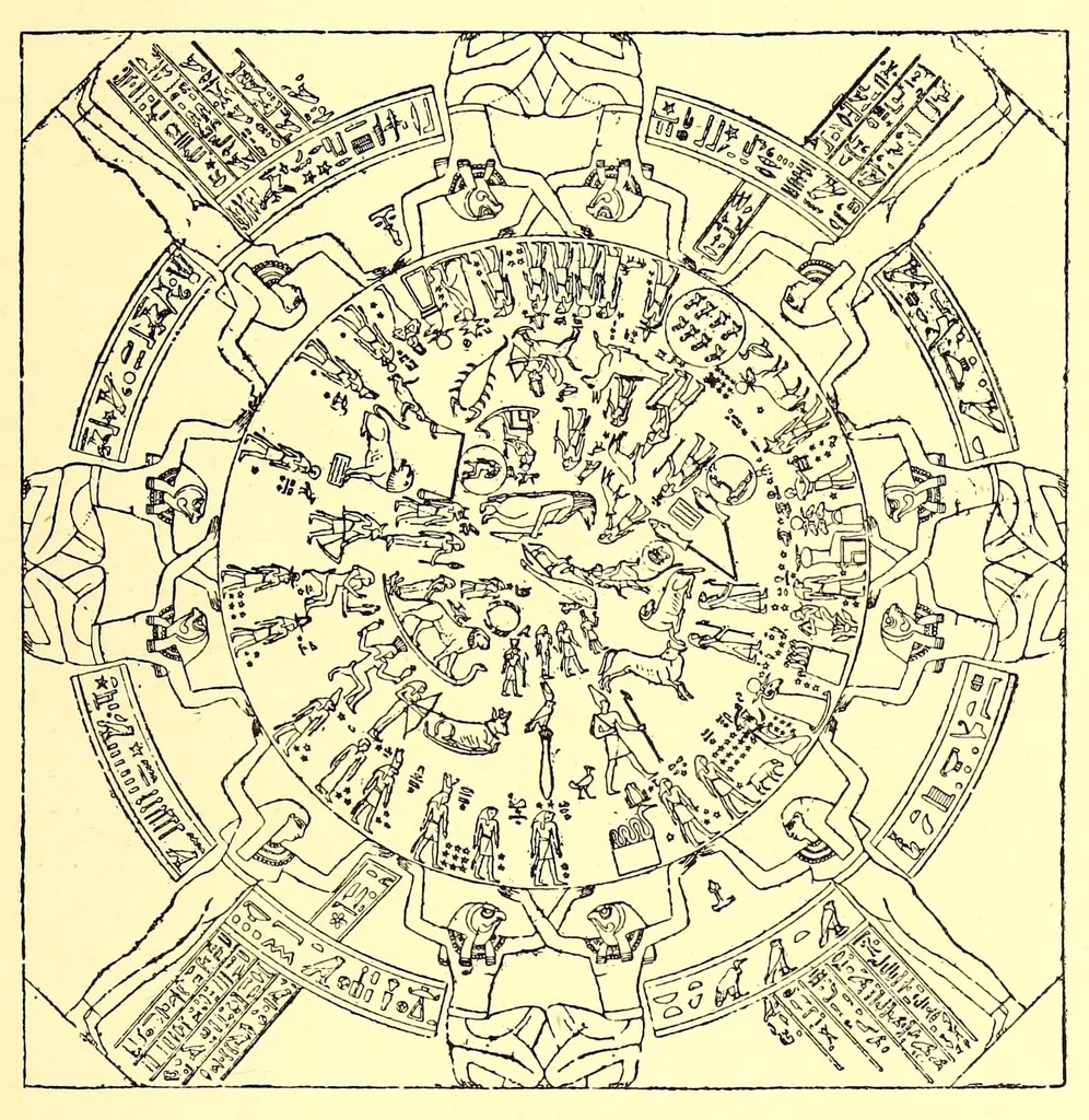 An illustration from Egyptian archeology, 1888, leaf 107
