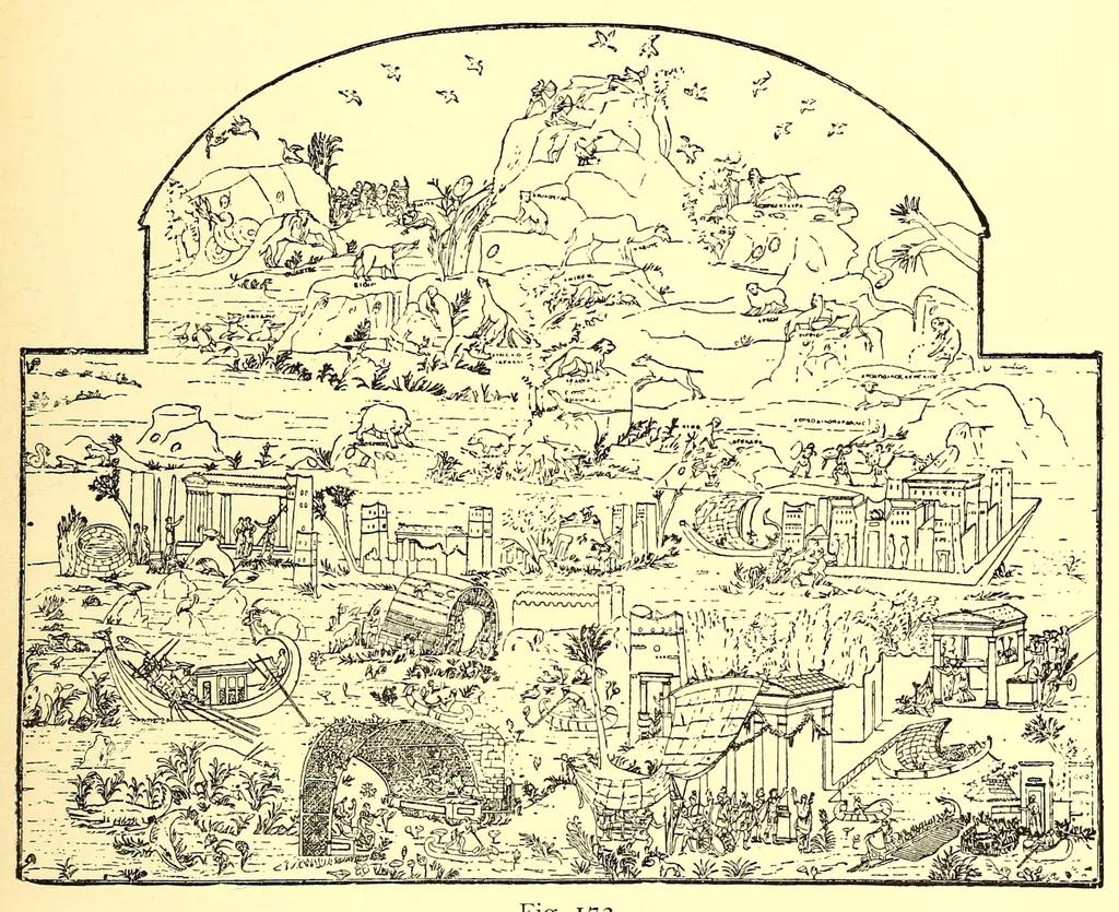 An illustration from Egyptian archeology, 1888, leaf 201