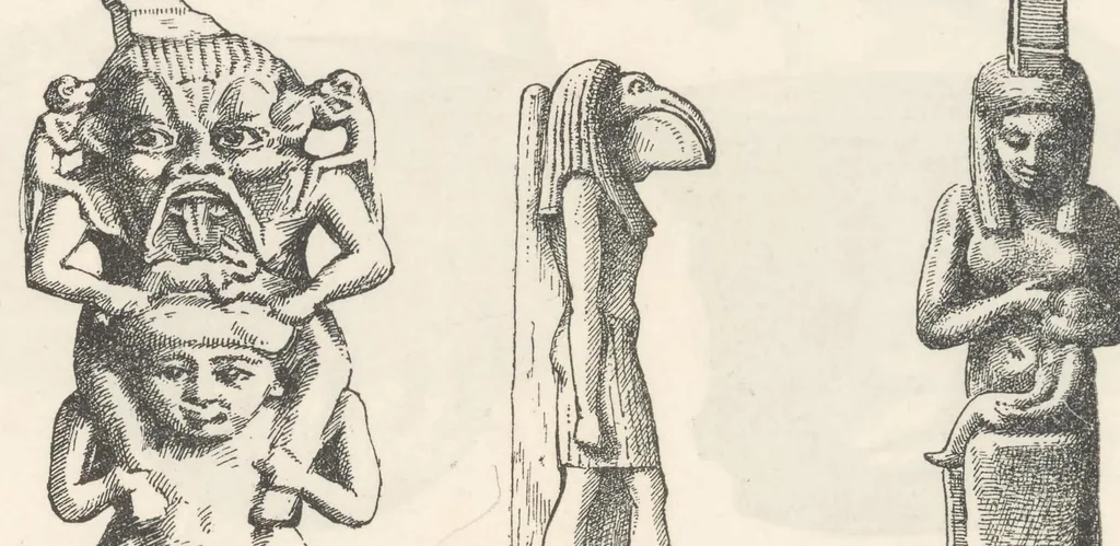 An illustration from Egyptian ceramic art. : The MacGregor collection; a contribution towards the history of Egyptian pottery, 1898, leaf 123