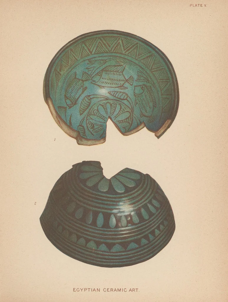 An illustration from Egyptian ceramic art. : The MacGregor collection; a contribution towards the history of Egyptian pottery, 1898, leaf 49