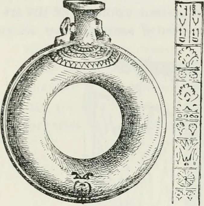 An illustration from Egyptian ceramic art : the MacGregor collection ; a contribution towards the history of Egyptian pottery, 1898, leaf 101