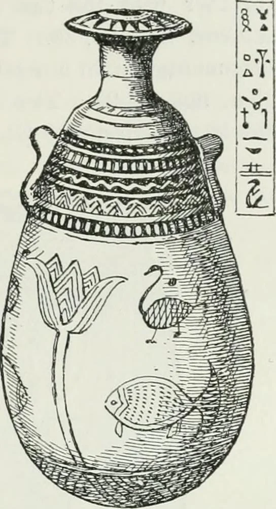 An illustration from Egyptian ceramic art : the MacGregor collection ; a contribution towards the history of Egyptian pottery, 1898, leaf 101