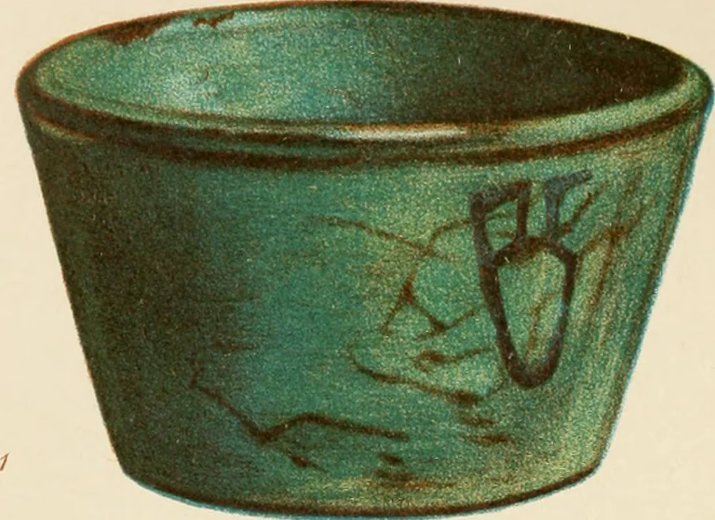 An illustration from Egyptian ceramic art : the MacGregor collection ; a contribution towards the history of Egyptian pottery, 1898, leaf 114