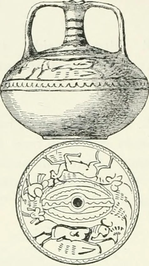 An illustration from Egyptian ceramic art : the MacGregor collection ; a contribution towards the history of Egyptian pottery, 1898, leaf 116