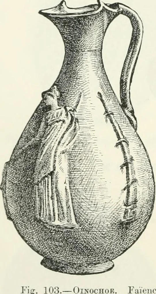 An illustration from Egyptian ceramic art : the MacGregor collection ; a contribution towards the history of Egyptian pottery, 1898, leaf 118