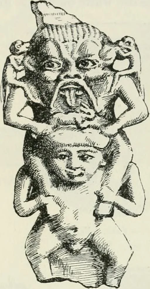 An illustration from Egyptian ceramic art : the MacGregor collection ; a contribution towards the history of Egyptian pottery, 1898, leaf 121