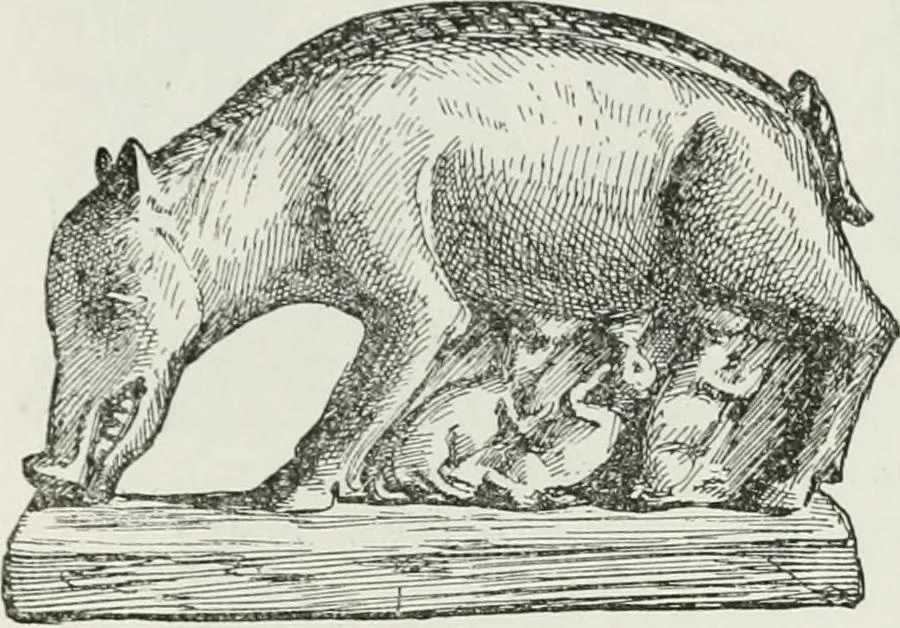 An illustration from Egyptian ceramic art : the MacGregor collection ; a contribution towards the history of Egyptian pottery, 1898, leaf 123