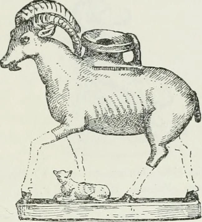 An illustration from Egyptian ceramic art : the MacGregor collection ; a contribution towards the history of Egyptian pottery, 1898, leaf 123