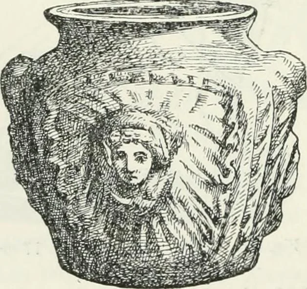 An illustration from Egyptian ceramic art : the MacGregor collection ; a contribution towards the history of Egyptian pottery, 1898, leaf 138