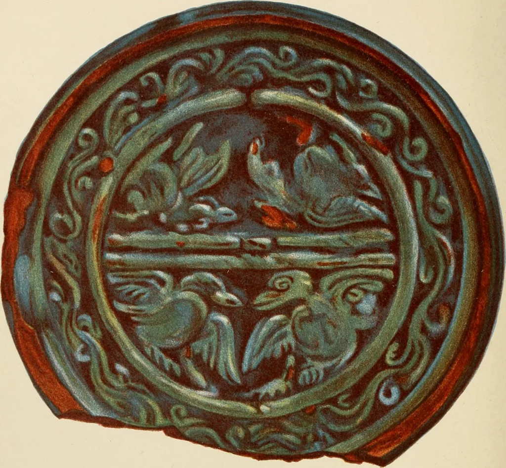 An illustration from Egyptian ceramic art : the MacGregor collection ; a contribution towards the history of Egyptian pottery, 1898, leaf 142