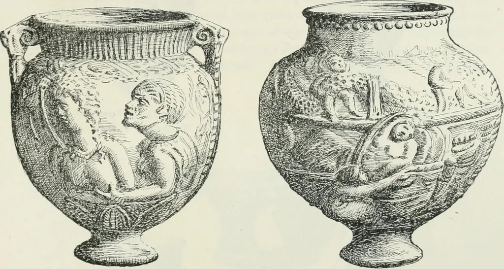 An illustration from Egyptian ceramic art : the MacGregor collection ; a contribution towards the history of Egyptian pottery, 1898, leaf 153