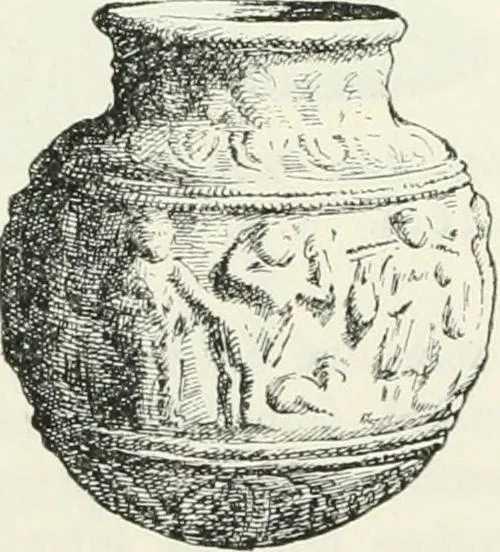 An illustration from Egyptian ceramic art : the MacGregor collection ; a contribution towards the history of Egyptian pottery, 1898, leaf 154