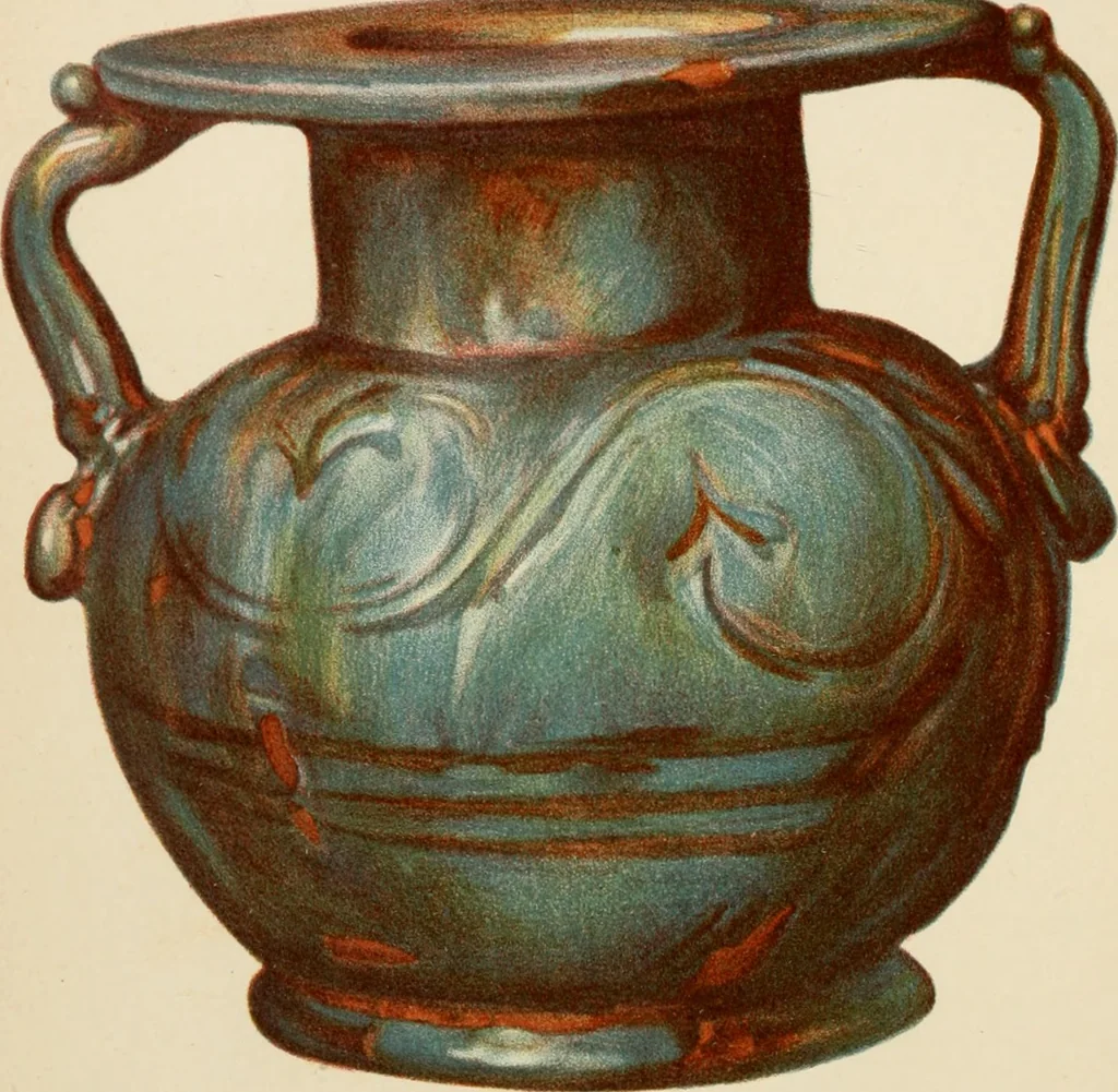 An illustration from Egyptian ceramic art : the MacGregor collection ; a contribution towards the history of Egyptian pottery, 1898, leaf 166