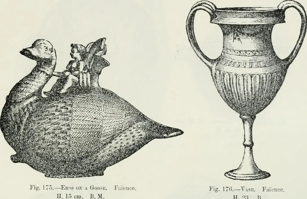 An illustration from Egyptian ceramic art : the MacGregor collection ; a contribution towards the history of Egyptian pottery, 1898, leaf 173