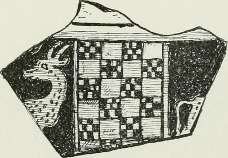 An illustration from Egyptian ceramic art : the MacGregor collection ; a contribution towards the history of Egyptian pottery, 1898, leaf 175