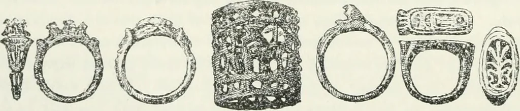 An illustration from Egyptian ceramic art : the MacGregor collection ; a contribution towards the history of Egyptian pottery, 1898, leaf 22