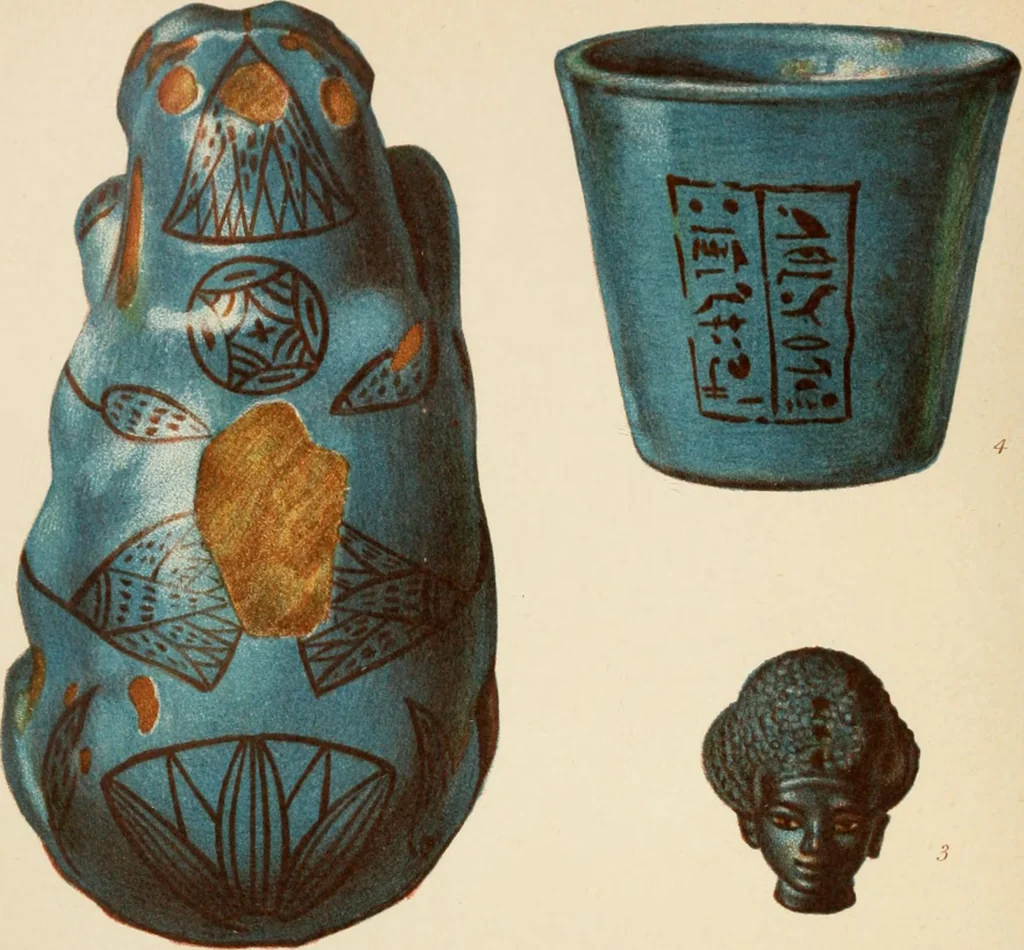 An illustration from Egyptian ceramic art : the MacGregor collection ; a contribution towards the history of Egyptian pottery, 1898, leaf 30