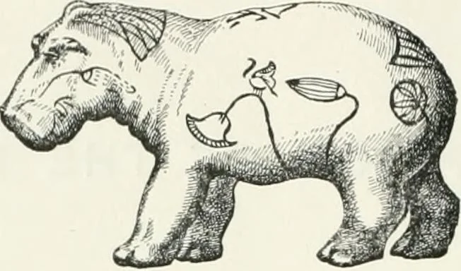 An illustration from Egyptian ceramic art : the MacGregor collection ; a contribution towards the history of Egyptian pottery, 1898, leaf 32