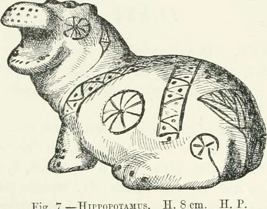 An illustration from Egyptian ceramic art : the MacGregor collection ; a contribution towards the history of Egyptian pottery, 1898, leaf 32