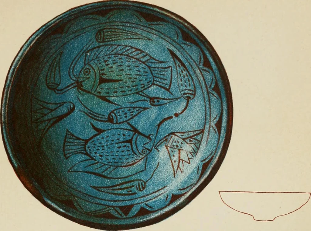 An illustration from Egyptian ceramic art : the MacGregor collection ; a contribution towards the history of Egyptian pottery, 1898, leaf 53