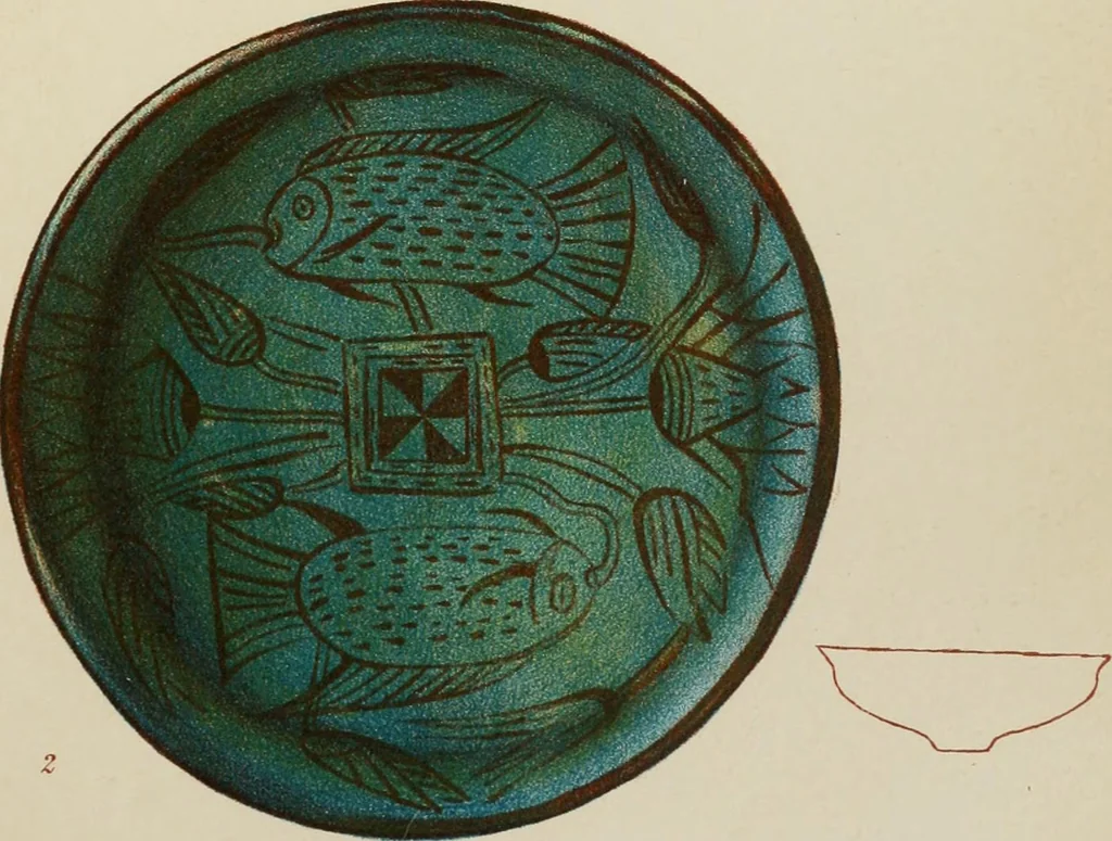 An illustration from Egyptian ceramic art : the MacGregor collection ; a contribution towards the history of Egyptian pottery, 1898, leaf 53
