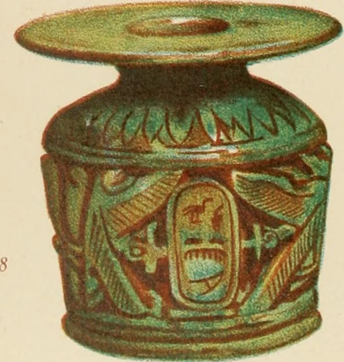 An illustration from Egyptian ceramic art : the MacGregor collection ; a contribution towards the history of Egyptian pottery, 1898, leaf 56