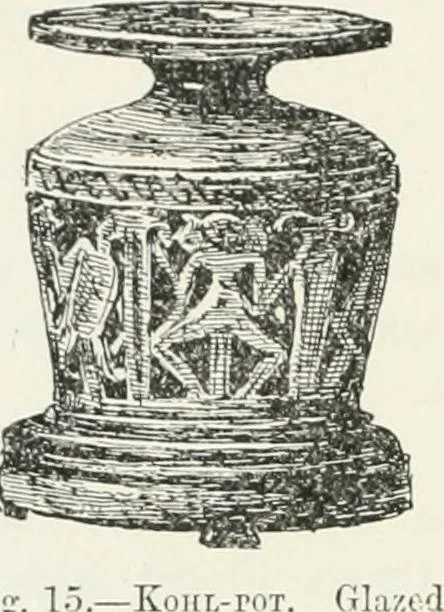 An illustration from Egyptian ceramic art : the MacGregor collection ; a contribution towards the history of Egyptian pottery, 1898, leaf 58