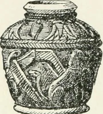An illustration from Egyptian ceramic art : the MacGregor collection ; a contribution towards the history of Egyptian pottery, 1898, leaf 58