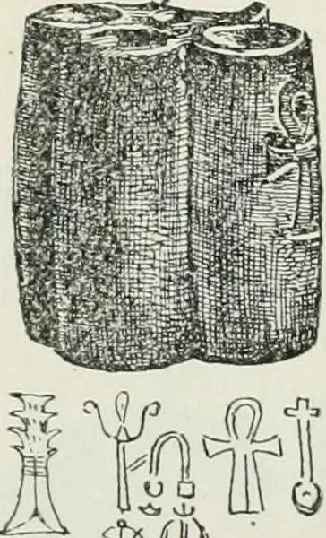 An illustration from Egyptian ceramic art : the MacGregor collection ; a contribution towards the history of Egyptian pottery, 1898, leaf 61