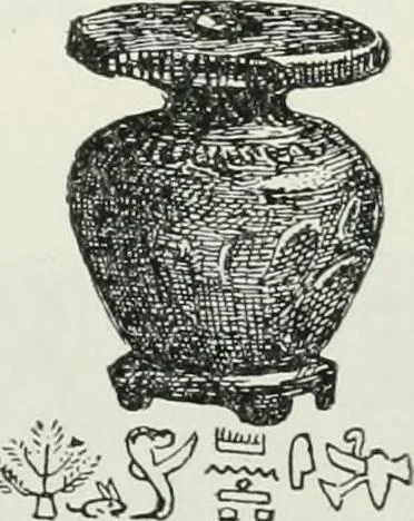 An illustration from Egyptian ceramic art : the MacGregor collection ; a contribution towards the history of Egyptian pottery, 1898, leaf 61