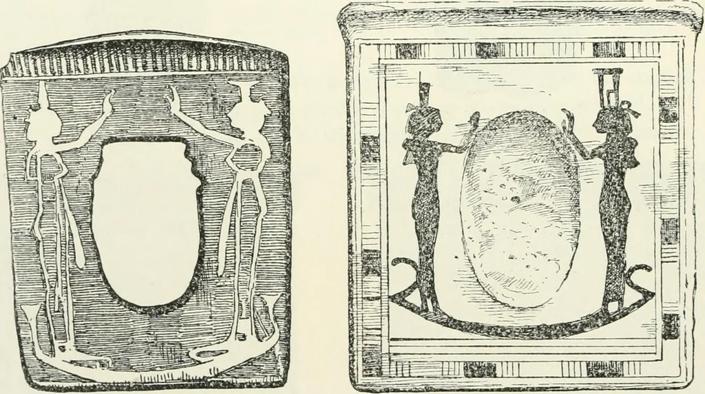 An illustration from Egyptian ceramic art : the MacGregor collection ; a contribution towards the history of Egyptian pottery, 1898, leaf 62