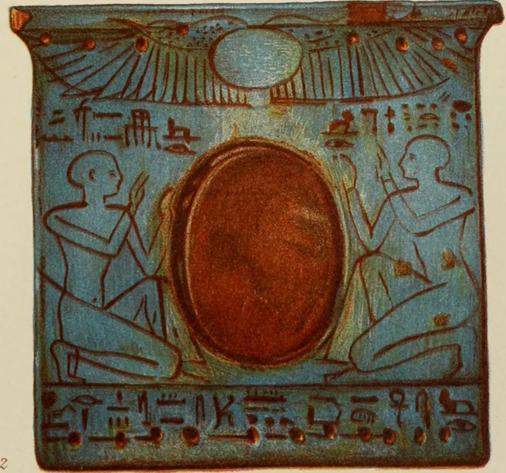 An illustration from Egyptian ceramic art : the MacGregor collection ; a contribution towards the history of Egyptian pottery, 1898, leaf 63