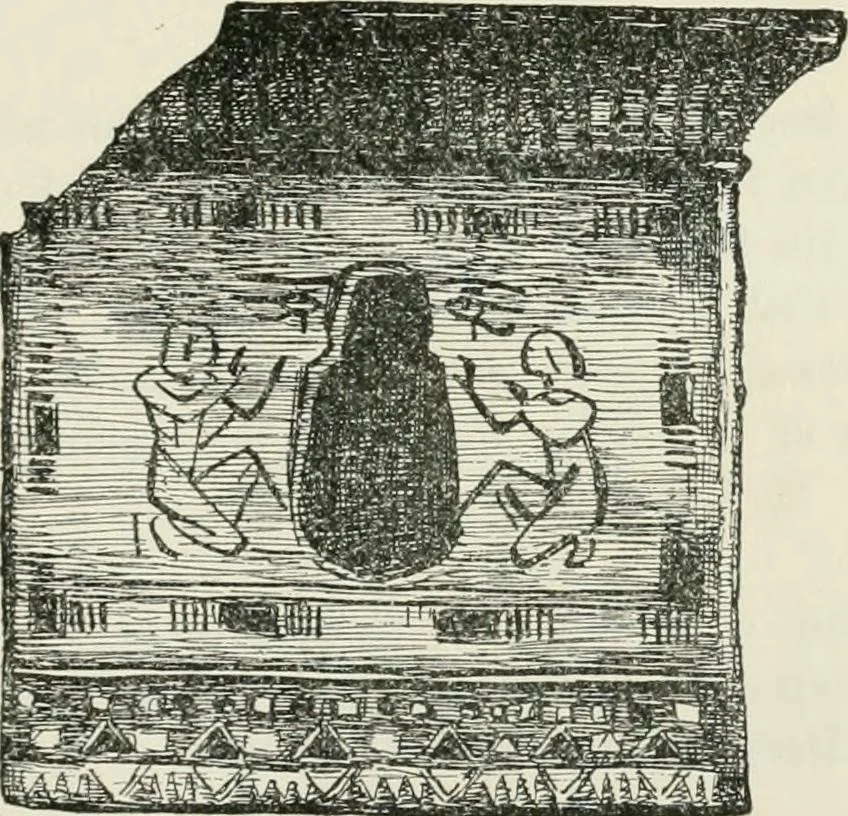 An illustration from Egyptian ceramic art : the MacGregor collection ; a contribution towards the history of Egyptian pottery, 1898, leaf 65