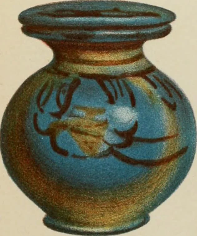 An illustration from Egyptian ceramic art : the MacGregor collection ; a contribution towards the history of Egyptian pottery, 1898, leaf 71
