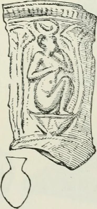 An illustration from Egyptian ceramic art : the MacGregor collection ; a contribution towards the history of Egyptian pottery, 1898, leaf 75